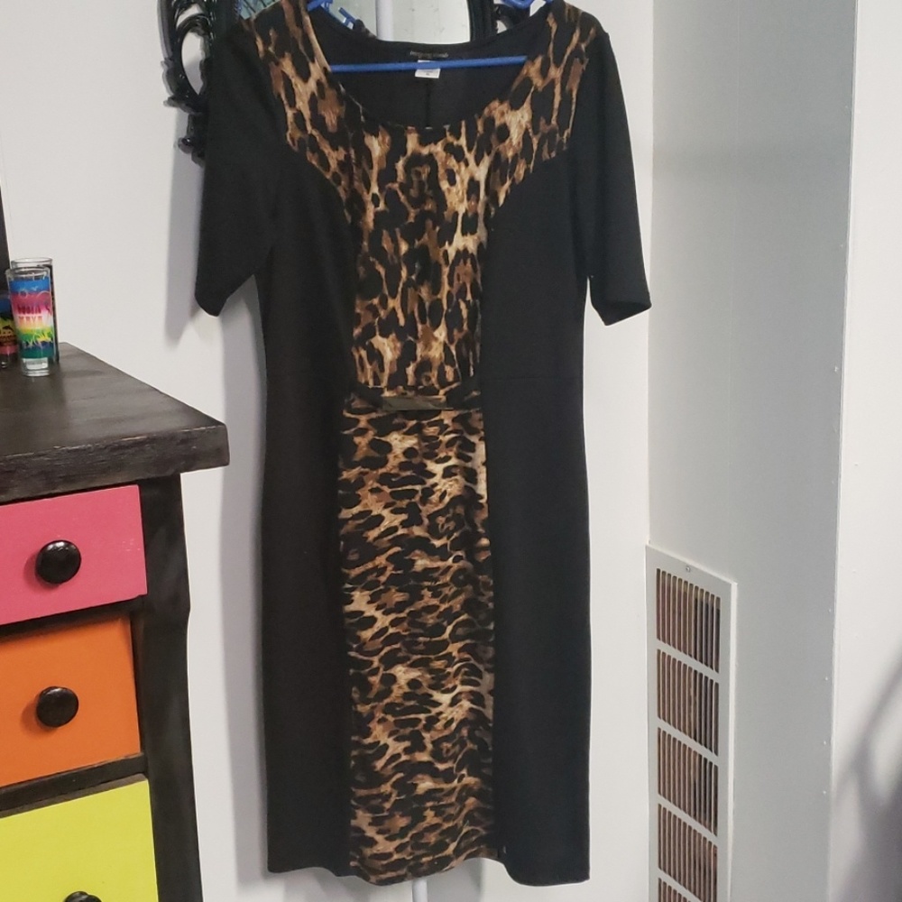 Leopard print dress